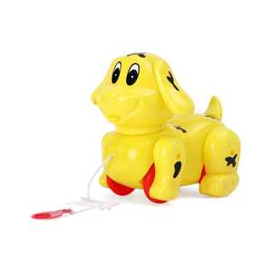 Naughty <b>Dog</b> Pull-Along <b>Toy</b> Mischievous Pup for Fun <b>Walks</b> Made of Soft Plastic - Product Image 2
