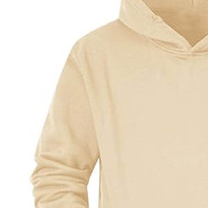 Servicio OEM de alta calidad de los hombres de tendencia patrón sólido 100% algodón chándal de manga larga ligero de secado rápido transpirable invierno - Product Image 6