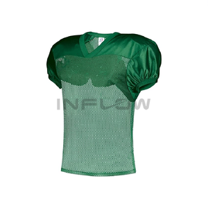 Maillot de football cousu de qualité supérieure, maillot de football américain, ensemble pour adultes et enfants, broderie, sports de plein air, maille - Product Image 6