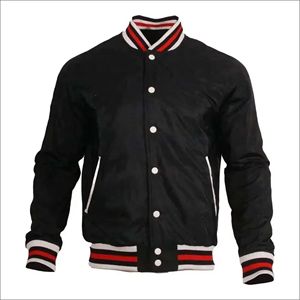 High quality letterman custom made embroidery vintage baseball <b>patchwork</b> mid weight wholesale stylish fashion breathable <b>jacket</b> - Product Image 3
