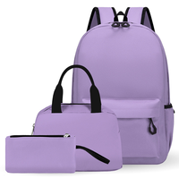 Mochila Escolar Diaria para Niños, Ligera, Compacta, de Alta Calidad, 0.65 kg, Poliéster, Unisex, 32x18x43 cm, Hecha en Guangdong, China