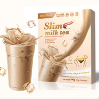 Winstown – Coffret Cadeau de Thé au Lait Amincissant et Nettoyant Intestinal Personnalisé, Sachets Aromatisés pour la Perte de Poids