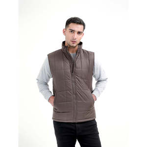 เสื้อแจ็คเก็ตบุนวมมีซิปแขนกุดสำหรับผู้ชาย KRAZ - Product Image 2