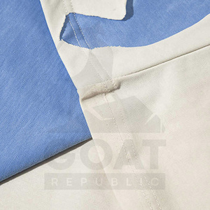 บริการ OEM พิมพ์ลายเสื้อยืดผ้าฝ้ายแท้ 100% สไตล์ดิสเทรส สำหรับผู้ชาย ขนาดสั่งทำ สีพื้น เป็นมิตรกับสิ่งแวดล้อม แห้งเร็ว แขนสั้น - Product Image 6