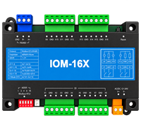 Modul I/O Universal Milesgo IOM-16X, Modul Input Output Jarak Jauh Industri untuk PLC dan Sistem Otomasi