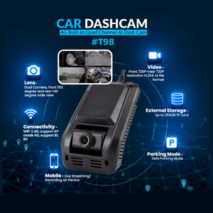 Cámara para Vehículos Pictor Telematics T98 con IA, Sistema de Monitoreo del Conductor DMS, GPS Integrado, 12V - Product Image 5
