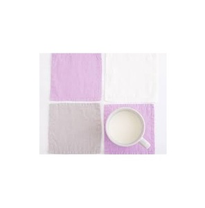 Dessous de verre en lin pour boissons Tapis et coussinets carrés écologiques Dessous de verre en lin et vaisselle Pièce décorative Dessous de verre en lin - Product Image 1