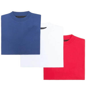 Camiseta personalizada de peso pesado, Camiseta básica con cuello redondo, camiseta de gran tamaño con cuello redondo para microfibra, camiseta transpirable de secado rápido para hombre - Product Image 5