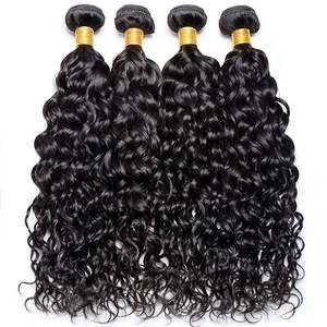 Grade 10A Natural Wave Long Afro Waves Curly Virgin Indian Vietnamese Raw Bundles Cuticle Aligned Extensions de cheveux humains High - Product Image 1
