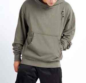 Meilleure Vente – Sweat à Capuche Unisexe Hiver en Polaire Haute Qualité, Design Délavé Effet Usé, Respirant, Confortable, Poche Brodé - Product Image 3