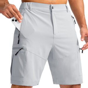 Short cargo en tissu toile Aventures d'extérieur pour hommes | Short cargo décontracté pour hommes avec plusieurs poches - Product Image 3