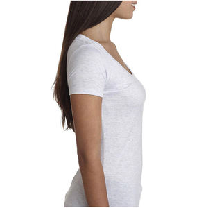 Bella + toile femmes Tri-mélange à manches courtes t-shirt prochain niveau femmes Tri-mélange Scoop t-shirt 6730-Vintage bleu royal t-shirts - Product Image 6