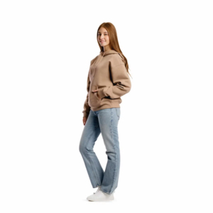 Sudadera con Capucha Térmica de Invierno para Mujer, de Poliéster/Algodón de Alta Calidad, Estilo Oversize, Forrada y Ecológica, Marca CROWNFY INDUSTRY - Product Image 5