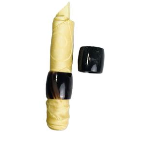 Anillos de servilleta de cuerno de Búfalo con logotipo personalizado único al por mayor soporte de anillo de servilleta de estilo animal pulido para eventos de comedor - Product Image 1