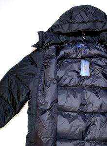 Black Polyester Fiber Fill Waterproof Breathable Bomber <b>Jacket</b> Full Zip Detachable Hood Men'<b>s</b> High Street Style Size <b>S</b> <b>M</b> L XL - Product Image 2