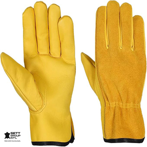 OEM Work <b>Gloves</b> Men Heavy Duty Leather Gardening <b>Gloves</b> for Thorn Resistant Padded Palm Utility Working - Product Image 1