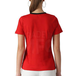 Camisetas de mujer de precio razonable, camisetas de mujer hechas de la mejor calidad, camisetas transpirables para mujer - Product Image 2