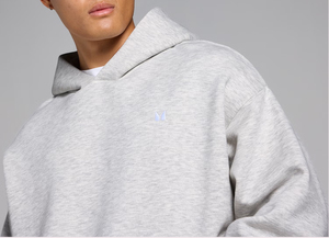 High Quality Men Oversized Loose Fit Hoodie 100% Cotton <b>Thick</b> <b>Fleece</b> Winter Warm Embroidered Custom Printed Pocket Wholesale - Product Image 4