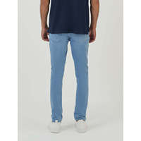 Jeans en denim de coton décontractés coupe slim à jambe droite, taille mi-haute, délavés, toutes saisons, avec logo personnalisé et faible MOQ