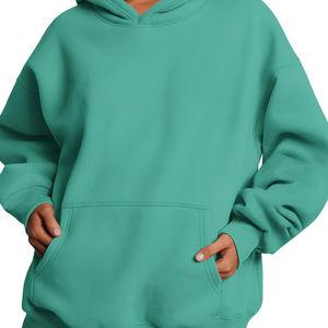 Nardon ropa al por mayor personalizado flor bordada invierno sudaderas con capucha de gran tamaño pulóver sudaderas 100% algodón transpirable mujeres - Product Image 6