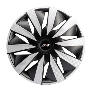 Kit de couvre-roues Lazio Carbon Silver Black de 15 pouces - Product Image 3