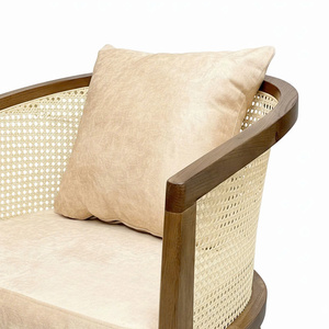 Scandinavian Design Single Sofa <b>Chair</b> with Ash Wood Frame GSD68060 - Product Image 5
