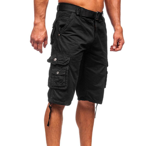 2025 été nouveau multi-poches Cargo Shorts respirant personnalisé taille élastique grande taille hommes Cargo Shorts en gros avec OEM - Product Image 4