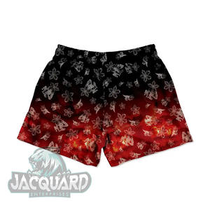 Men's XS Egg Mesh Technics Gym Shorts 100% Polyester Cropped Fit Mid Waist Side Hem Pockets Anti-Wrinkle <b>Vintage</b> Eco-Friendly - Product Image 5