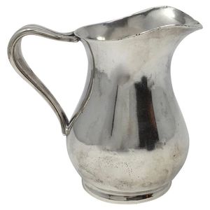 Jarra con acabado de Metal de gran tamaño para decoración de hogar y Bar de diseño antiguo con asas simples, jarra de agua potable de alta calidad - Product Image 2