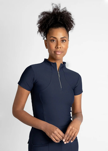 Women Athletic Horse Riding Training Shirt Lightweight Breathable Stretch Fabric Short Sleeve Equestrian Top OEM Service Custom - Product Image 6