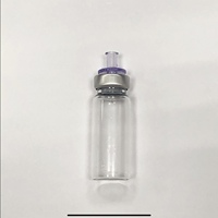 13B001 Casquette médicale transparente en polycarbonate violet à picots de 16 mm non ventilée certifiée ISO 13485 Classe I