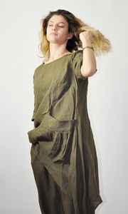Mono de Yoga Tradicional Vintage para Mujer con Cintura Alta y Mangas Abullonadas, de Secado Rápido, para Dormir en Verano - Product Image 3