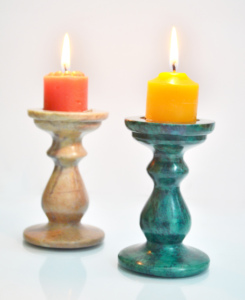 Piedra Natural India esteatita vela católica soporte votivo hogar decorativo candelabro Pilar té Luz - Product Image 4