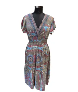 New Designee Women Silk Dress Summer Women's Dress Women Dori Dress Wholesale Price Bulk Order Accept