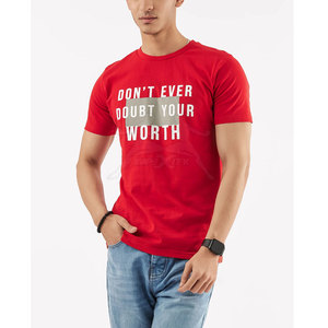 เสื้อยืดผู้ชายน้ำหนักเบาคอลูกเรือและเสื้อยืดผ้าฝ้ายนุ่มผสมเหมาะสำหรับกีฬายิมและชุดลำลอง - Product Image 3