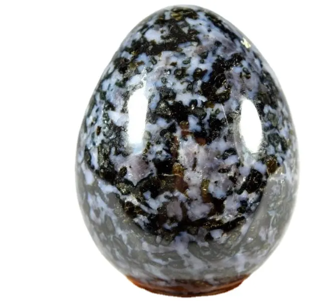 Oeufs Indigo Gebbro de haute qualité en gros cristal naturel pierre précieuse de guérison Agate métaphysique pierres semi-précieuses à vendre