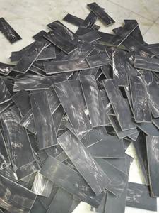 Plaques carrées élégantes en corne de buffle naturelle Faizacraft, faites à la main, style animal, imperméables, pour la maison et la mode - Product Image 4