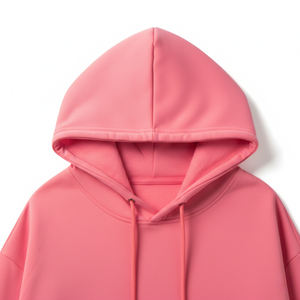 Custom Logo 300GSM High Contrast Eco-Friendly ODM <b>Men</b> Polyester/Rayon Durable Pullover Brushed <b>Fleece</b> Hoodie Kangaroo Pocket - Product Image 3