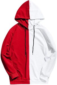 Pull polaire à capuche doublé avec blocs de couleurs - Product Image 3