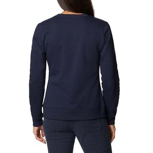 Sudaderas con capucha transpirables de talla grande para mujer, sudaderas de algodón de alta calidad con logotipo personalizado, sudaderas de cuello redondo de Color - Product Image 2