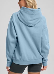 Women's Oversized Fleece Hoodie With Pocket Loose Fit Casual Athletic <b>Workout</b> Pullover Printed, Knitted <b>Hoodies</b> for Woman's - Product Image 3