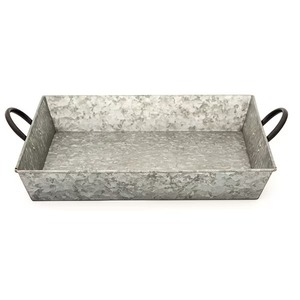 Plateau en métal artisanal avec technique d'émail de couleur de conception artistique pour la décoration de la maison servant des collations boissons rassemblements - Product Image 3