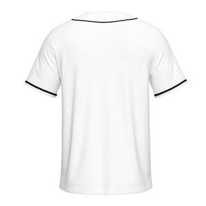 Factory's Hot Unisex Hip Hop Camisetas Hombres Béisbol Botón Jersey Deportivo Transpirable Antiarrugas Camiseta corta para hombres - Product Image 3