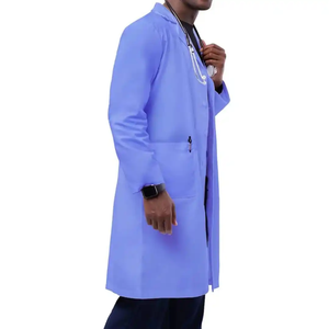 Uniforme personalizado unisex de manga larga con batas de laboratorio de color personalizadas para hombres - Product Image 3