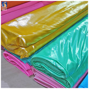 Populaire A081-1 Amérique 95 Polyester 5 Spandex Feuille Brillant Stretch Tricot <span class=keywords><strong>Lurex</strong></span> Tissu Scène Costume Danse Jupe Tissu - Product Image 4