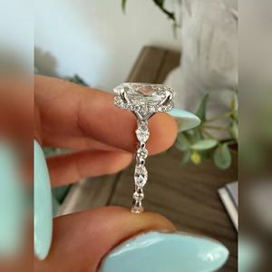 Bague en diamant de laboratoire de 3,00 carats, taille ovale, VVS2, certifiée IGI, fournisseur en gros, prix d'usine, livraison mondiale - Product Image 3