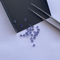 3 mm 4 mm 5 mm natürlicher blauer Tzanit mit Facetten runder geschnittener lockerer Edelstein Lieferant Großhandel Werkspreis Schmuckherstellung Einstellung genial