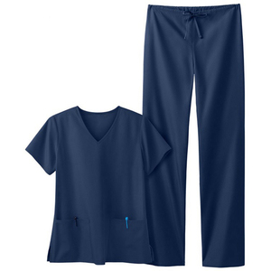 2024 mode Top qualité hôpital uniforme médical gommage Spandex Stretch Uniformes soins infirmiers gommages uniformes en gros - Product Image 4