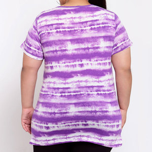 เสื้อยืดขนาด XL สำหรับผู้หญิง,เสื้อยืดมัดย้อมเสื้อยืดทำเองขายดี - Product Image 3