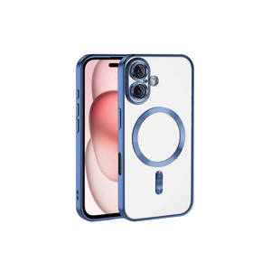 Coque en silicone Netzy pour iPhone 16 Plus compatible MagSafe avec protection caméra et recharge sans fil, modèle Ins Style pour 7 Plus - Product Image 1